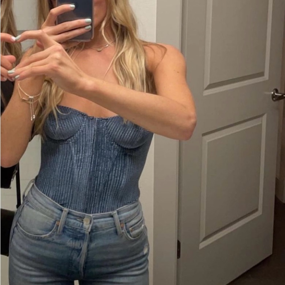 UO Cuordoroy Corset Top